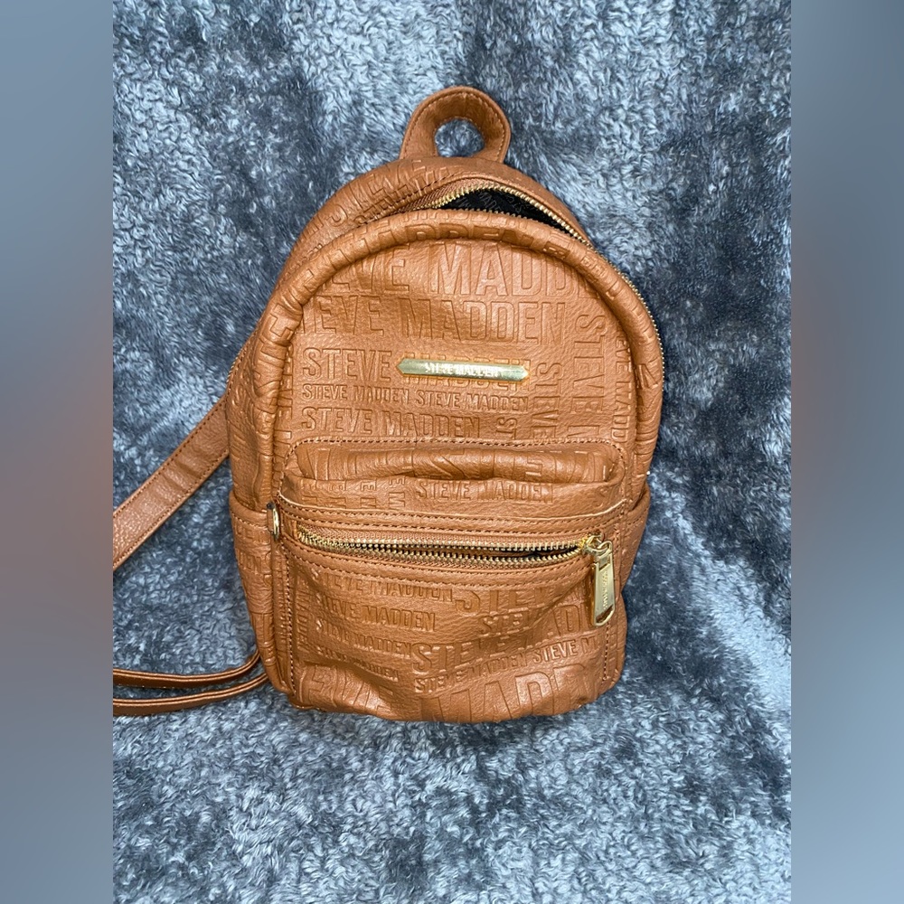 Steve Madden brown Mini backpack